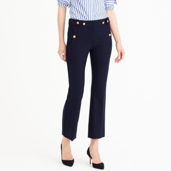 J. Crew Sailor pant in bi-stretch wool - Picture 1 of 4